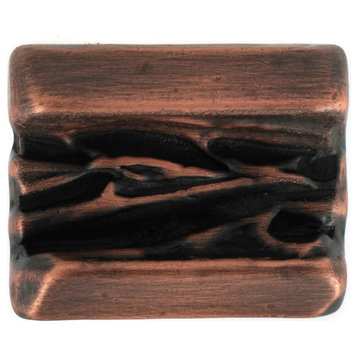 Rapids Pewter Cabinet Hardware Knob, Copper