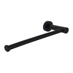Round Matte Black Guest Towel Rail SKU: MR05-R - Towel Rails