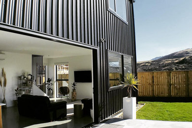 Cedar Colorsteel Stone Block Home