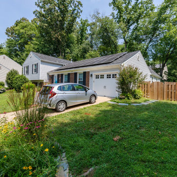Clever and Chic One Story Addition and Kitchen Remodel in Burke VA