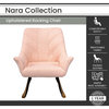Nara Rocking Chair With Rubberwood Rocker Rails - Contemporary ...