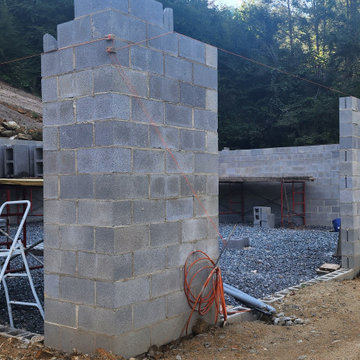 CMU Masonry Walls, Masonry Slabs, CMU, Footings, Grading