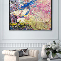 Untitled #160, 2016, mixed media on canvas, 48" x 60" (121.9 x 152.4 cm) - Paintings