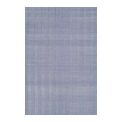 Hand-Loomed Chalet Herringbone Cotton Flatwoven Rug, Navy, 10'x14'