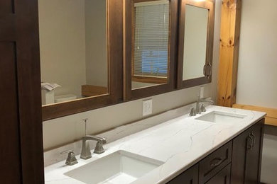 Inspiration for a transitional bathroom remodel in Other
