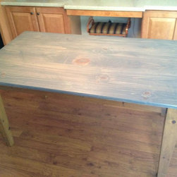 Rustic Table- Coastal grey - Dining Tables