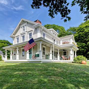 Connecticut Shoreline Farm House