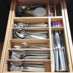 Flatware and Kitchen Utensil Drawer Inserts - Kitchen Drawer Organizers