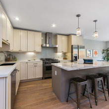 L shaped kitchen