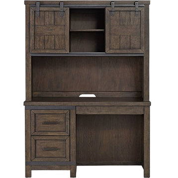 Liberty Furniture Thornwood Hills Youth Student Desk with Hutch