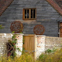 metal sphere scuptures by Alex Moore - Garden Statues, Sculptures & Art