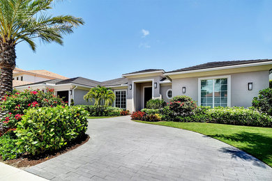 Example of an exterior home design in Other