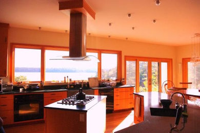 Inspiration for a modern kitchen remodel in Boston