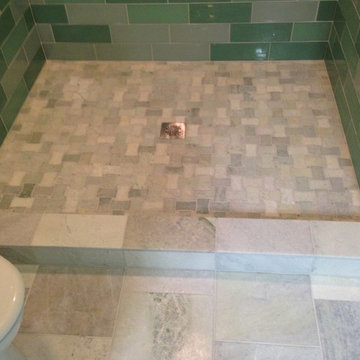Custom Bathrooms By : S & S Fine Homes, Ltd.