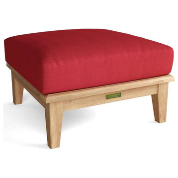 Anderson Teak DS-104 Brianna Ottoman With Cushion