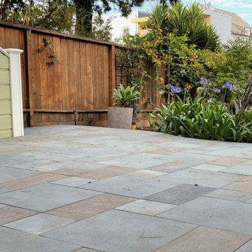 San Francisco Bluestone Paver Backyard Patio