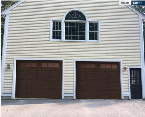 Haas Wood Grain Garage Door, Garage Side Door Ideas