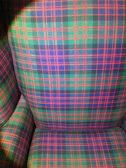 rug to go with plaid chair