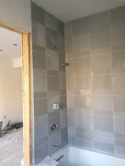 Tile job how to fix uneven ceilings
