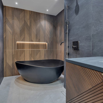 Modern Bathroom Remodels, Saratoga, CA
