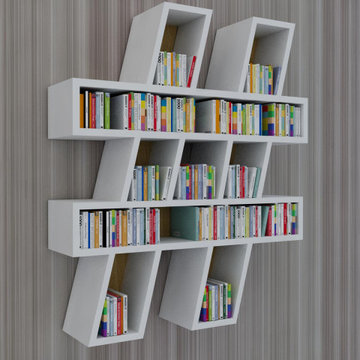 Hashtag bookshelf