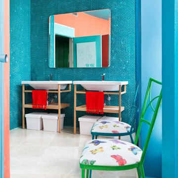 Baño "Azul sin Fin" Decolook.