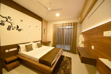 Bedroom - asian bedroom idea in Other