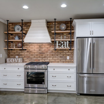 Industrial Flair Basement in Downtown Alpharetta
