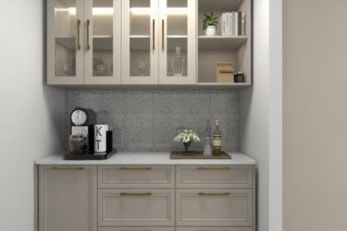 This is an example of a contemporary kitchen in Perth.