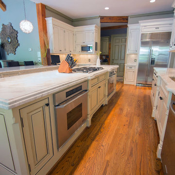 From Rustic Knotty Pine to White, Clean and Simple!