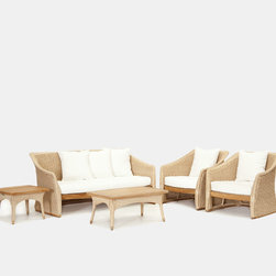 Wintons Teak Aston Living Set - Outdoor Lounge Sets