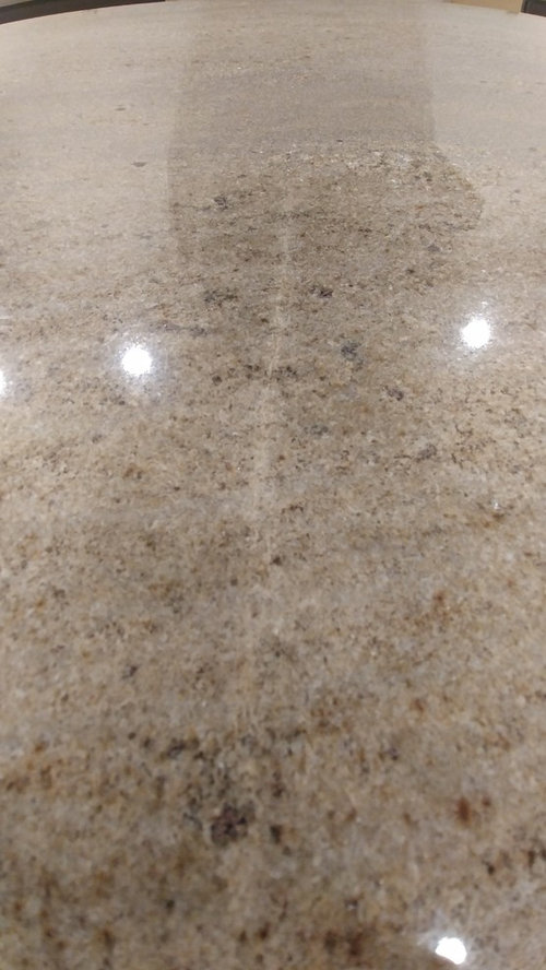 island Granite cracks