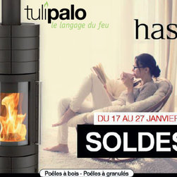 Soldes po&ecirc;le HASE chez Tulipalo, le langage du feu - Heating And Cooling