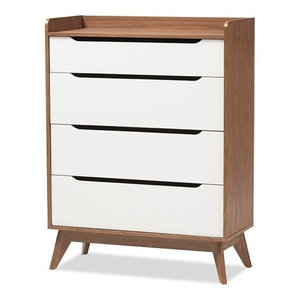 Mid Century Modern 4 Drawer Chest Midcentury Dressers By