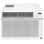 LG - LG 18,000 BTU Window Air Conditioner With Wi-Fi Controls - Capable of being controlled from anywhere using a smartphone or just your voice, the Wi-Fi-enabled LG LW1821ERSM is the perfect window air conditioner for delivering summer comfort to rooms as large as 1,000 square feet. Featuring 18,000 BTUs of cooling power, it's able to keep you at the perfect temperature all summer long.