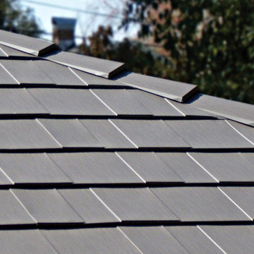 Metal Roofing - Oxford Metal Shingle in Shake Gray