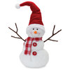 Plush Snowman With Hat and Scarf, Set of 2