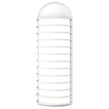 Lighthouse LED Sconce, Textured White