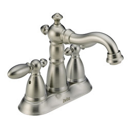 Delta Victorian&reg; Two Handle Centerset Lavatory Faucet - Bathroom Sink Faucets
