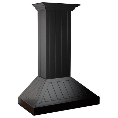 ZLINE 30" Wooden Wall Mount Range Hood in Black (KPCC-30)