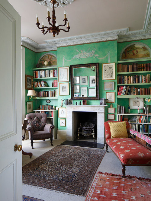 50 Best Home Office with Green Walls Ideas Houzz