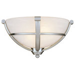 Minka-Lavery - Paradox 2 Light Wall Sconce, Brushed Nickel - This 2 light Wall Sconce from the Paradox collection by Minka-Lavery will enhance your home with a perfect mix of form and function. The features include a Brushed Nickel finish applied by experts.