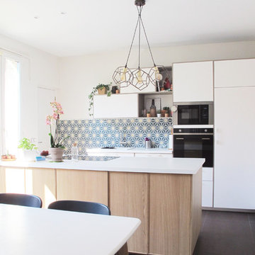 MAISON DE VILLE - Restructuration des volumes au rez de chaussé d'une maison de