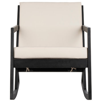 Safavieh Vernon Rocking Chair, Black/White