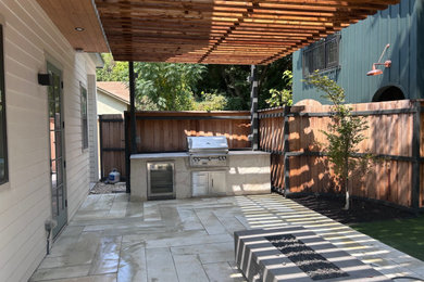 Backyard patio, kitchen & pergola Update