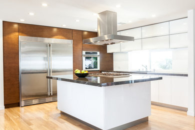 Inspiration for a transitional kitchen remodel in Los Angeles