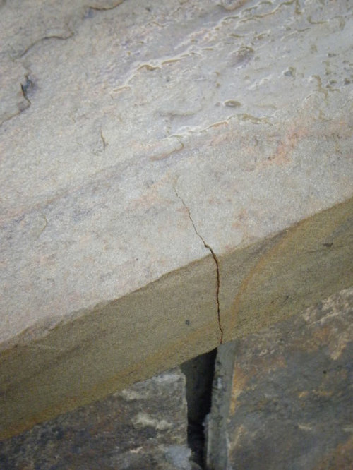 Cracks in the Flagstone Coping