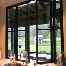 Wall of Glass Doors