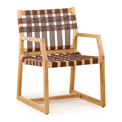 Wintons Teak Salma Strap Chair - Outdoor Dining Chairs