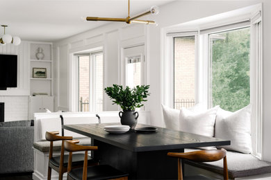 Dining room - transitional dining room idea in Toronto